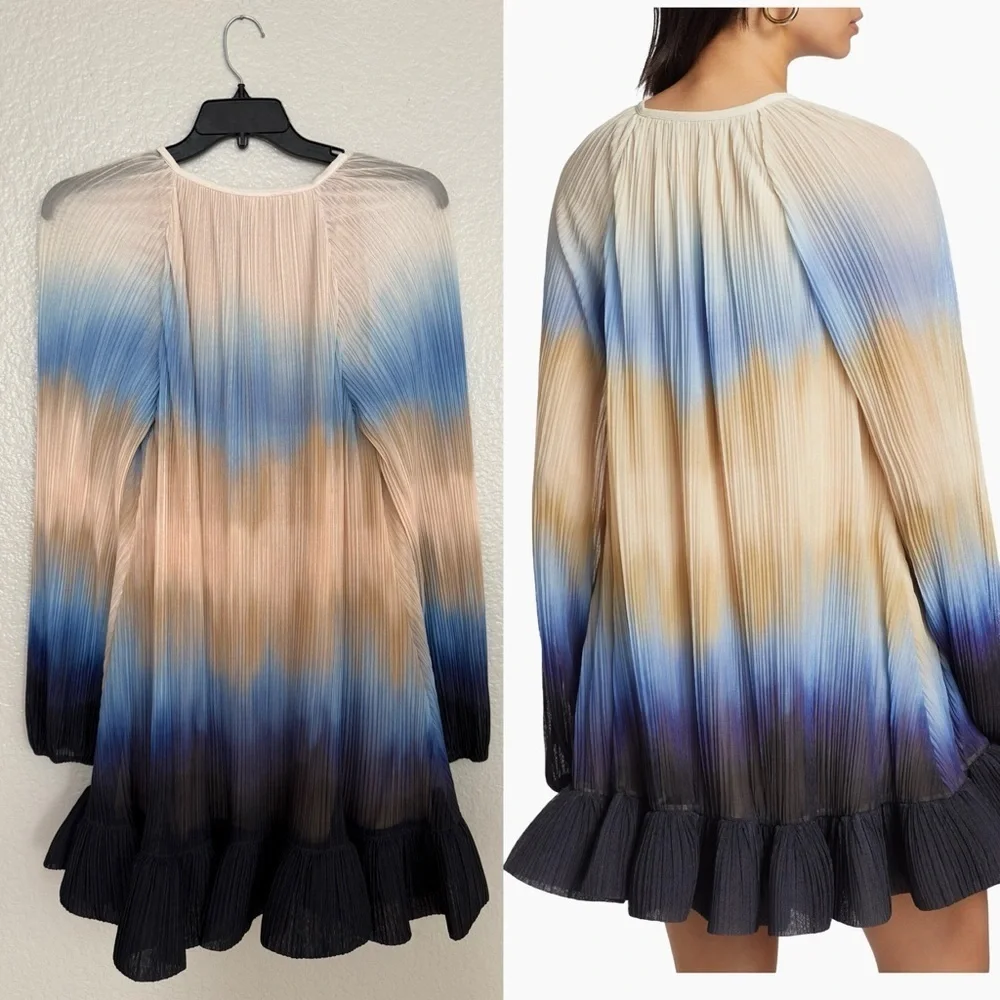 NWT Simkhai Adasia Mini Dress in Sky Ombre